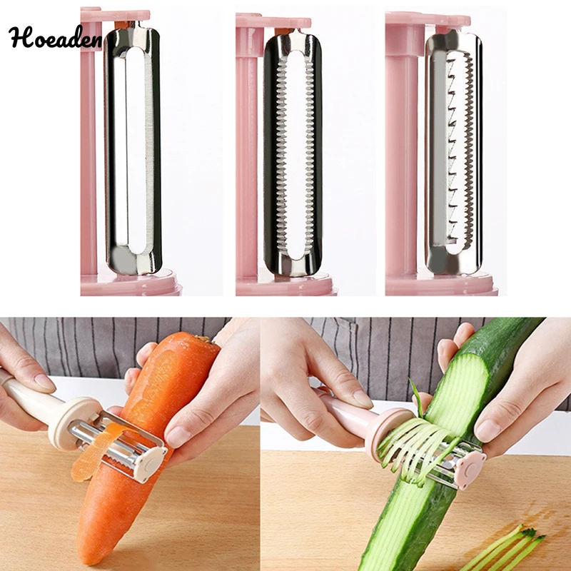 

3 in 1 multifunctional Fruits And Vegetables Cutter for Fruit Potato Peeler Carrot Grater Cucumber Slicer Kitchen Gadgets
