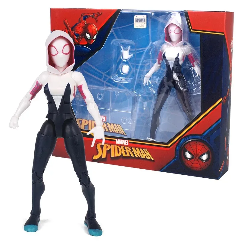 Disney Movie Avengers Spider-Man Homecoming Statue Female Spider-Gwen PVC Action Figure Collectible Model Toy Boy Birthday Gift