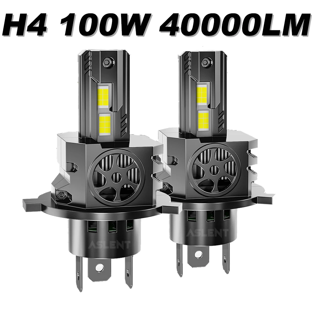 Передняя фара для Audi Honda VW Toyota H4, фара ближнего и дальнего света с вентилятором