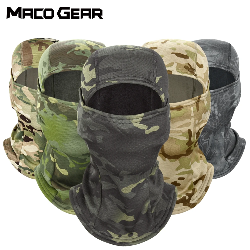 

Winter Full Face Mask Tactical Balaclava Camouflage Cycling Running Bicycle Scarf Ski Climbing Bike Hunting Snowboard Men Women