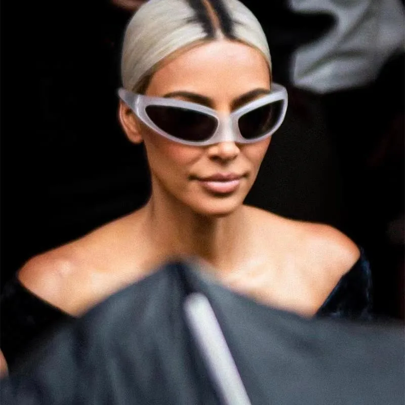 

Очки солнцезащитные унисекс зеркальные, овальные спортивные солнечные очки в стиле стимпанк, небольшие, для мужчин и женщин, Y2K