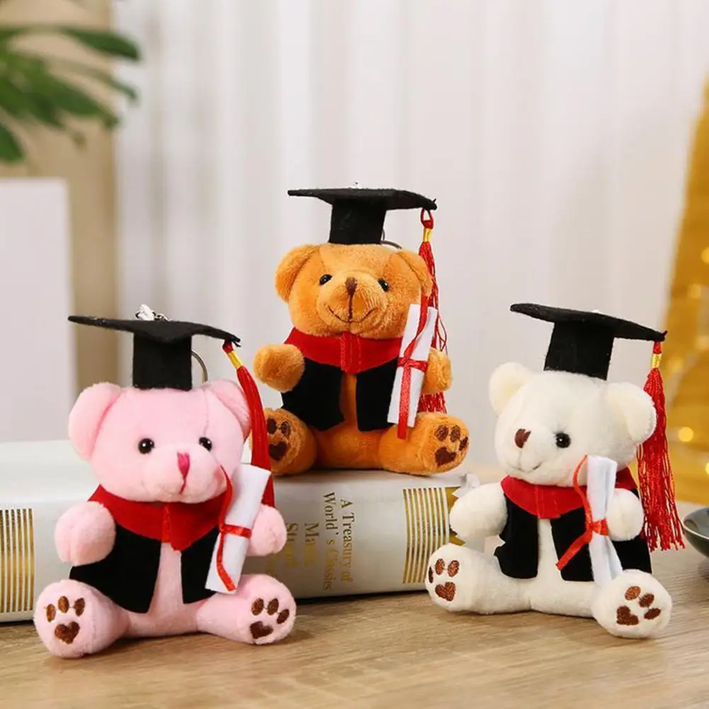 

Fashion Plush Key Ring Cozy Touch Bear Plush Toy Plushies Stuffed Animal Doll Plush Key Chain Pendant Ornament
