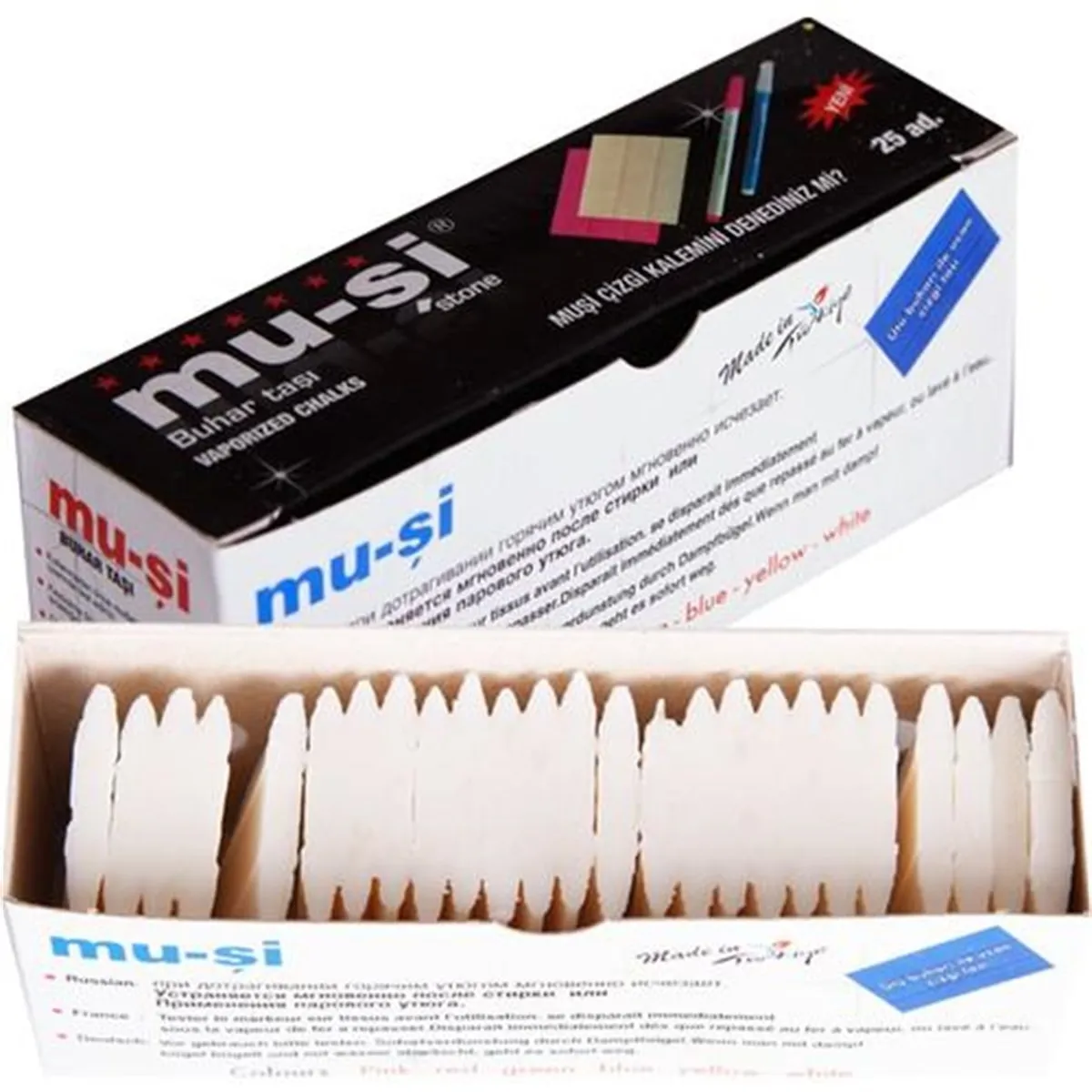 

Muşi Line Stone White Color 25 PCs