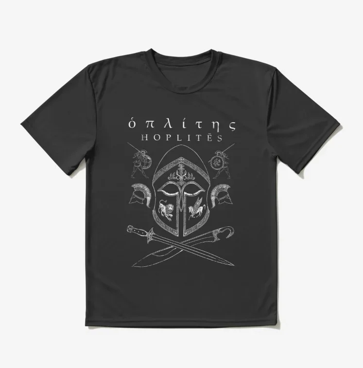 Футболка Sparta Ancient Greek Army Hoplite новая повседневная мужская футболка из 100% хлопка с