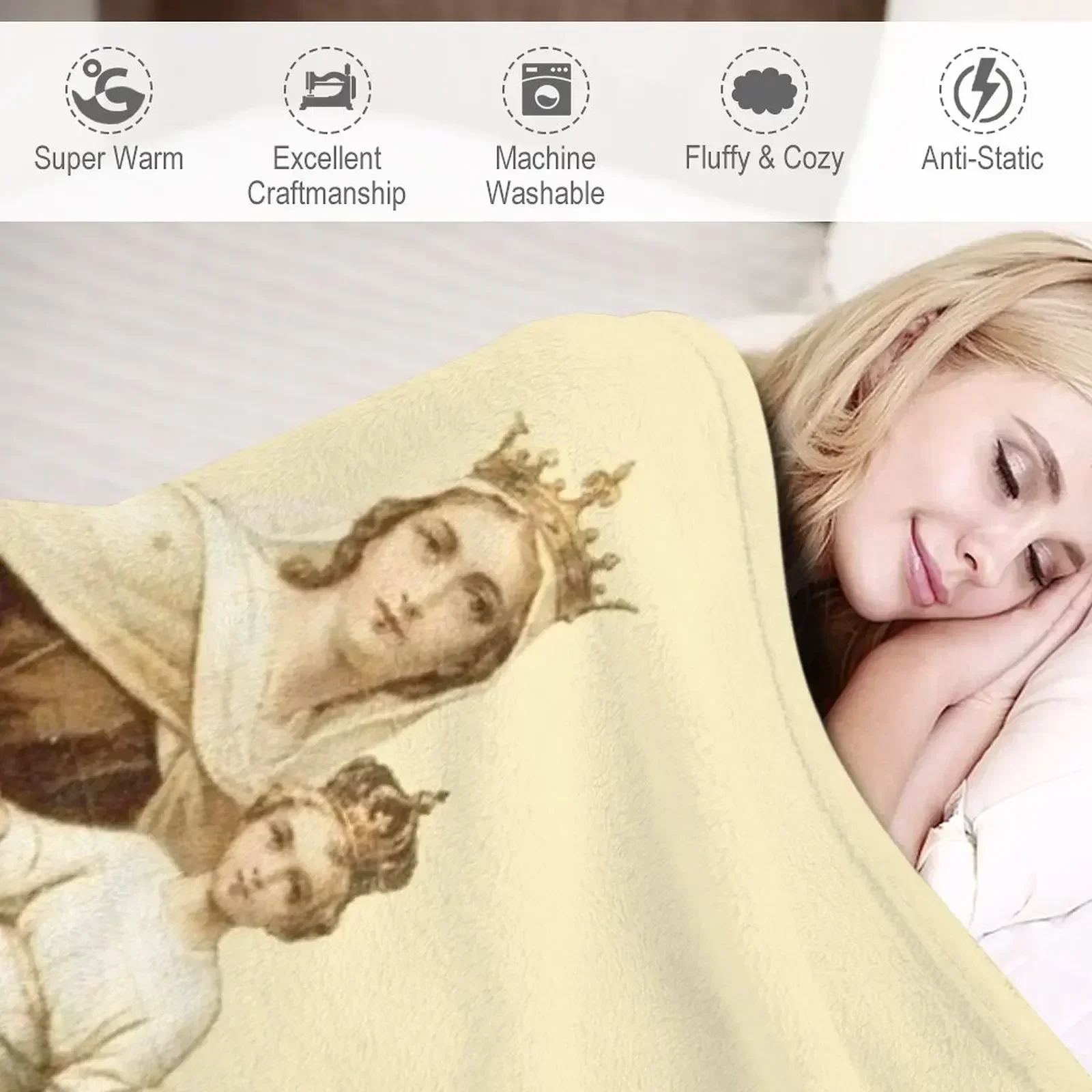 Одеяло Our Lady of Mount Carmel 2 многофункциональное теплое зимнее тонкое модное одеяло