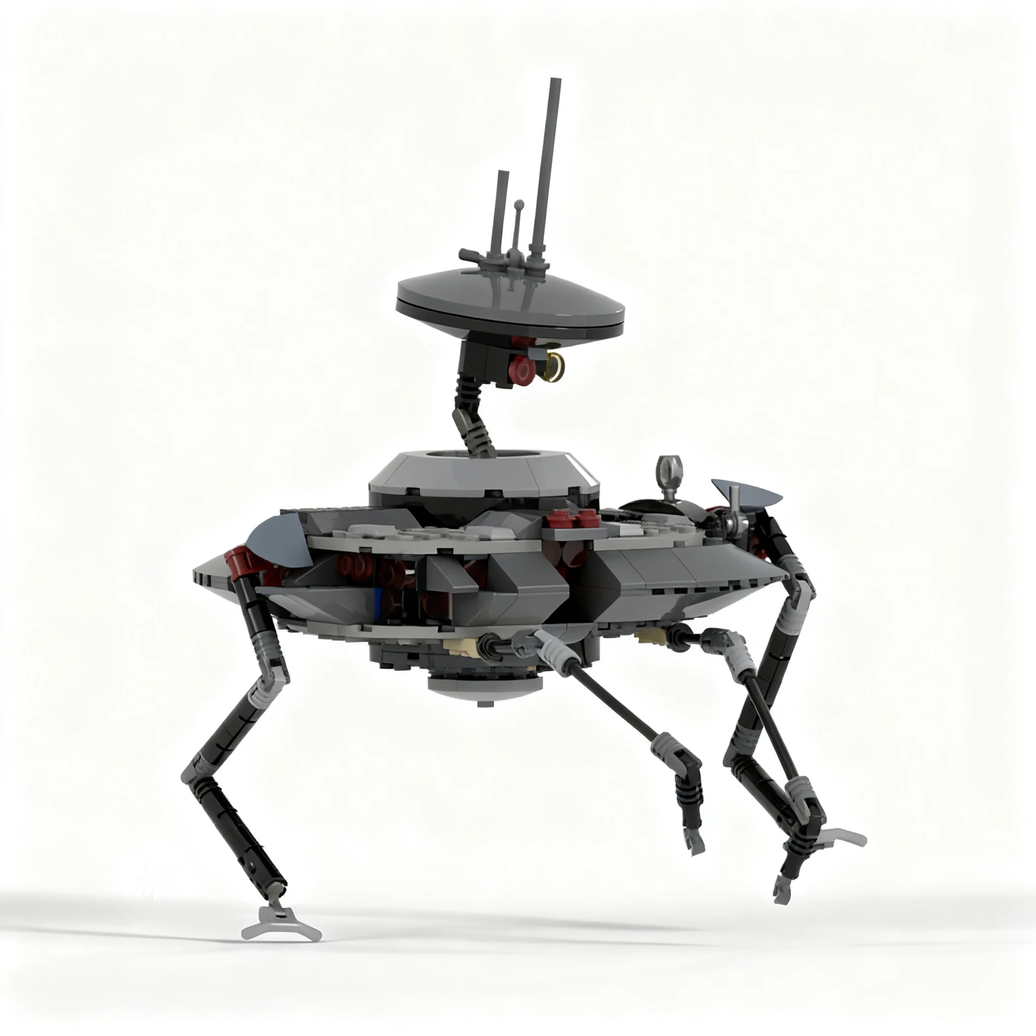 Фото Набор строительных блоков MOC Star Battle Spybot Maul, 244 детали, конструктор, игрушка, идея для подарка на Рождество, день рождения, развивающая игрушка для детей №2