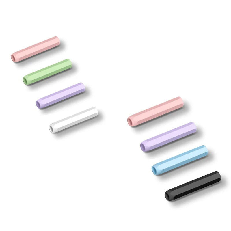 

4 шт. нескользящий защитный чехол с ручкой для Apple Pencil 2 Gen, силиконовый простой в удержании защитный чехол с ручкой