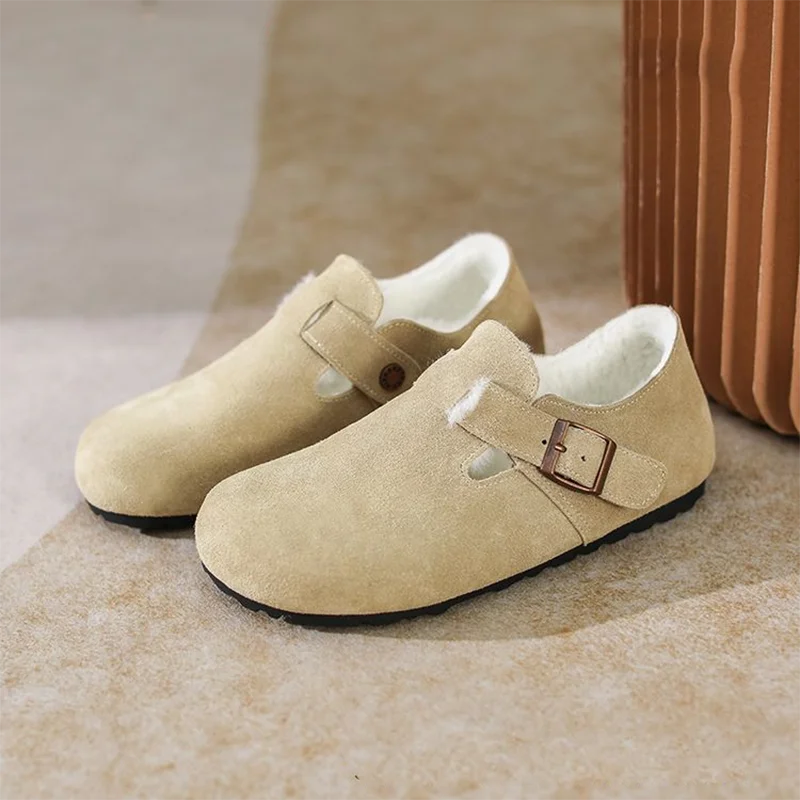 Новая женская обувь из матовой кожи с защитой от бархата и мягкой поверхностью