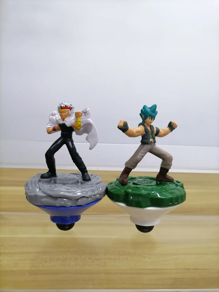 Mcdonaldss 80's Nostalgic Toys Collection Beyblades Dragon Tiger Bey Blade Collection Battle Tops Toy Collection