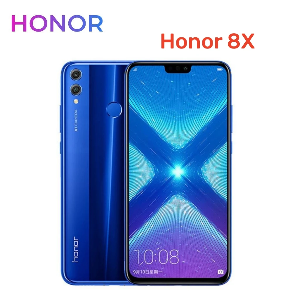 

Honor 8X Smartphone Android 6.5 inch 6GB 128GB 20MP+16MP 4G Network Mobile phones NFC Google Play Store Original Cell phone