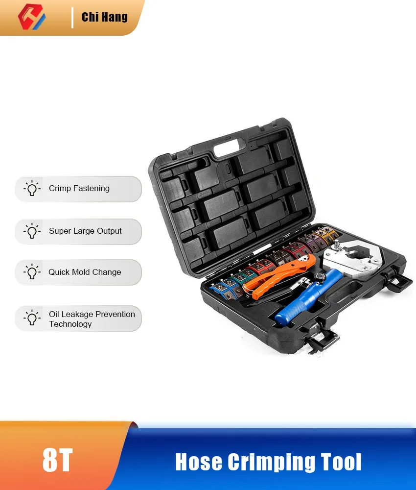 

Portable Car Air-Conditioning Pipe Pressing Machine Manual Hydraulic Hose Repairing Air-Conditioning Pipe Crimping Tool