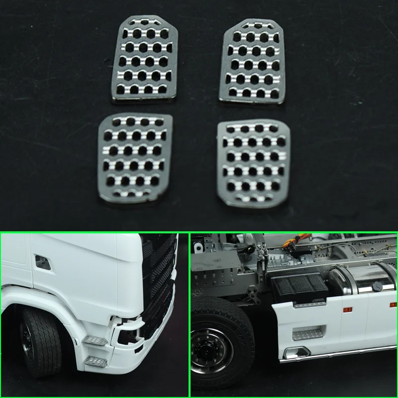 Металлическая педаль для 1/14 Tamiya RC Truck Trailer самосвал Scania 770S 56363 Запчасти