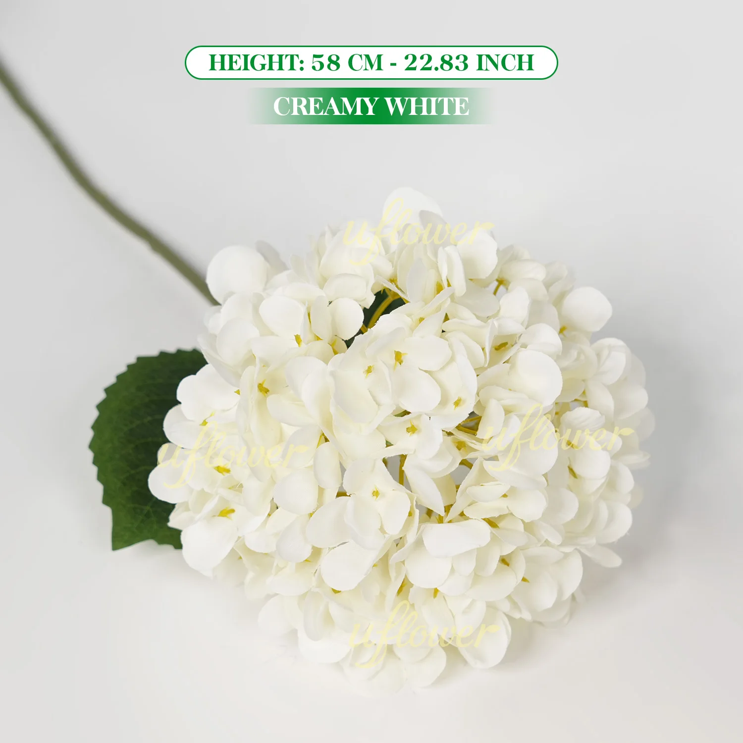 

Искусственные цветы гортензии Uflower, шелк, 58 см