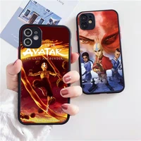 avatar the last airbender phone case matte transparent for iphone 7 8 11 12 13 plus mini x xs xr pro max cover