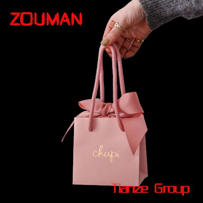 Индивидуальная упаковка для ювелирных изделий бумажный пакет роскошные