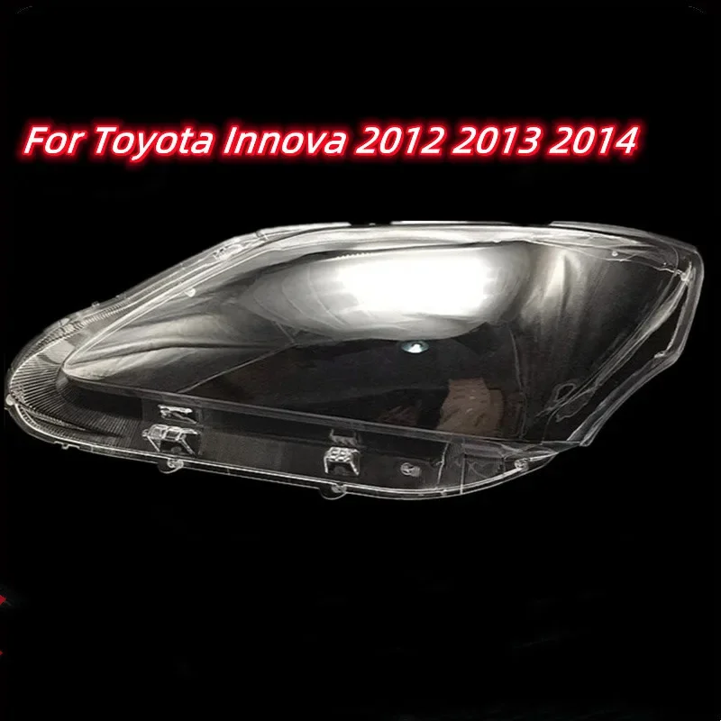 Фото HTTCY для Toyota Innova 2012 2013 2014, автомобильная фара, чехол для фары, абажур, сменный оригинальный стеклянный объектив №2