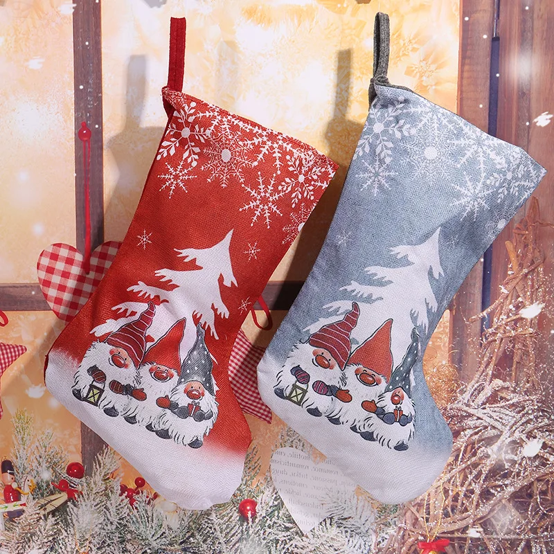 

1 шт., новогодние подарочные пакеты для новогодней елки