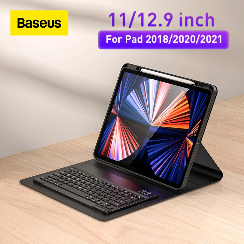 

Baseus Bluetooth Keyboard Case For Pad Pro 11inch 12.9 Inch Case Tablet Cover Trackpad Pro 11 12 9 Case for iPad 2018/2020/2021