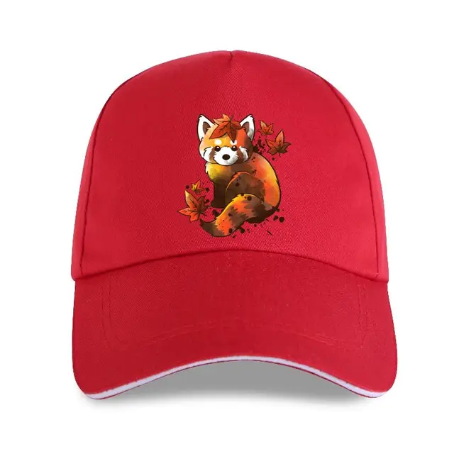 2022 Cap Hat Red Panda Maple Leaf Cute 