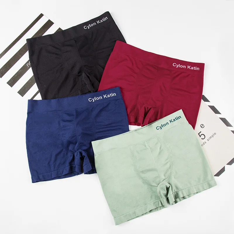 Men's Underwear Unfeeling 8.0 Hot Underwear Men's Boxers Waist Breathable 4-pack Boxer Shorts Head Wholesale