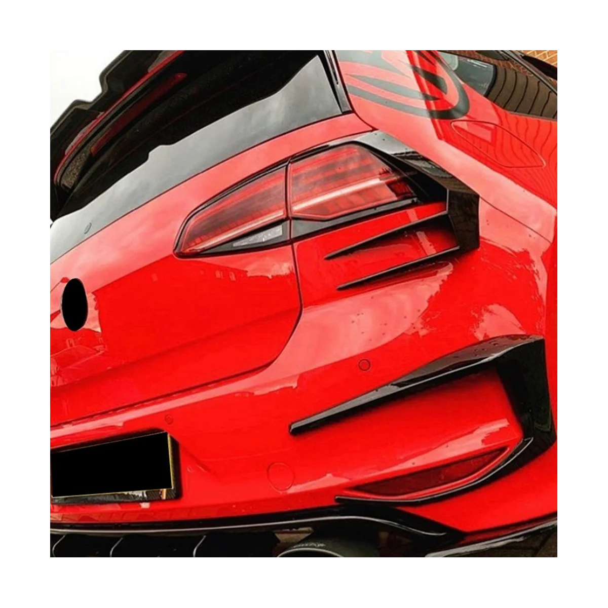 Задний задний бампер для VW Golf 6 MK6 7 MK7 MK7.5 GTI GTD 2009-2020