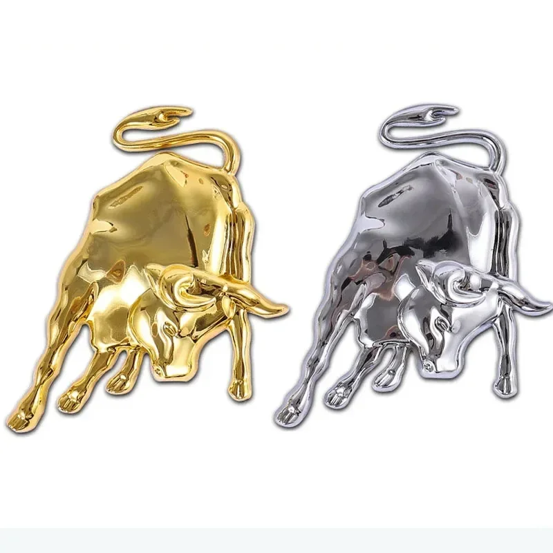 

Универсальная Металлическая Эмблема Для Борьбы С Быками, 3D Персонализированные Автомобильные Наклейки