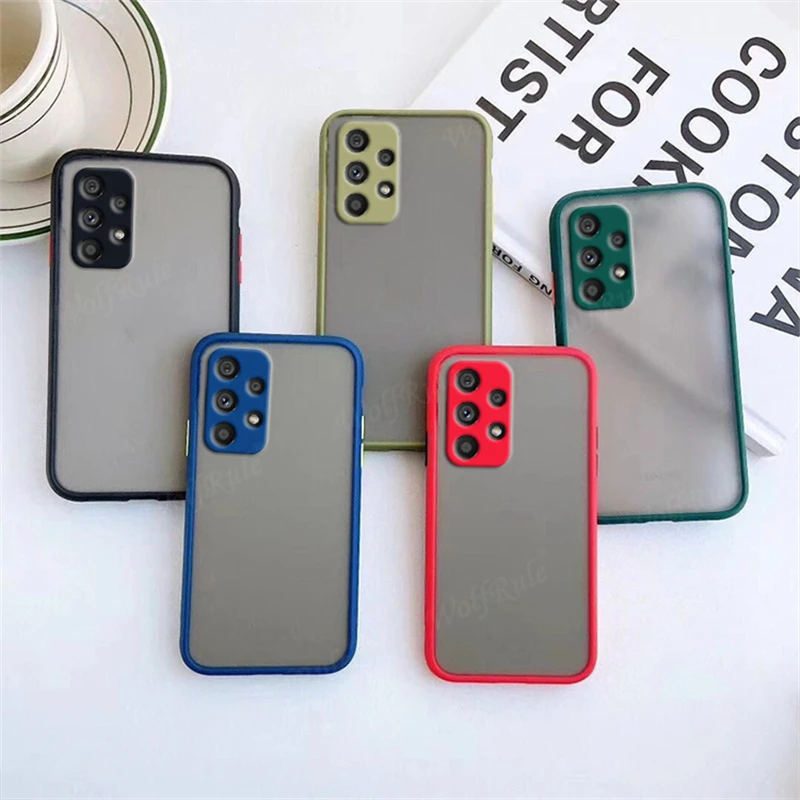 For Samsung Galaxy A33 Cover Case Samsung A33 A53 A13 A23 A73 A 33 Capas New Back Translucent Matte Cover For Samsung A33 Fundas