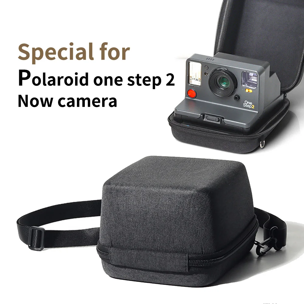 

Polaroid Camera Universal Hard Case Fabric Case for Polaroid one step 2/NOW etc.