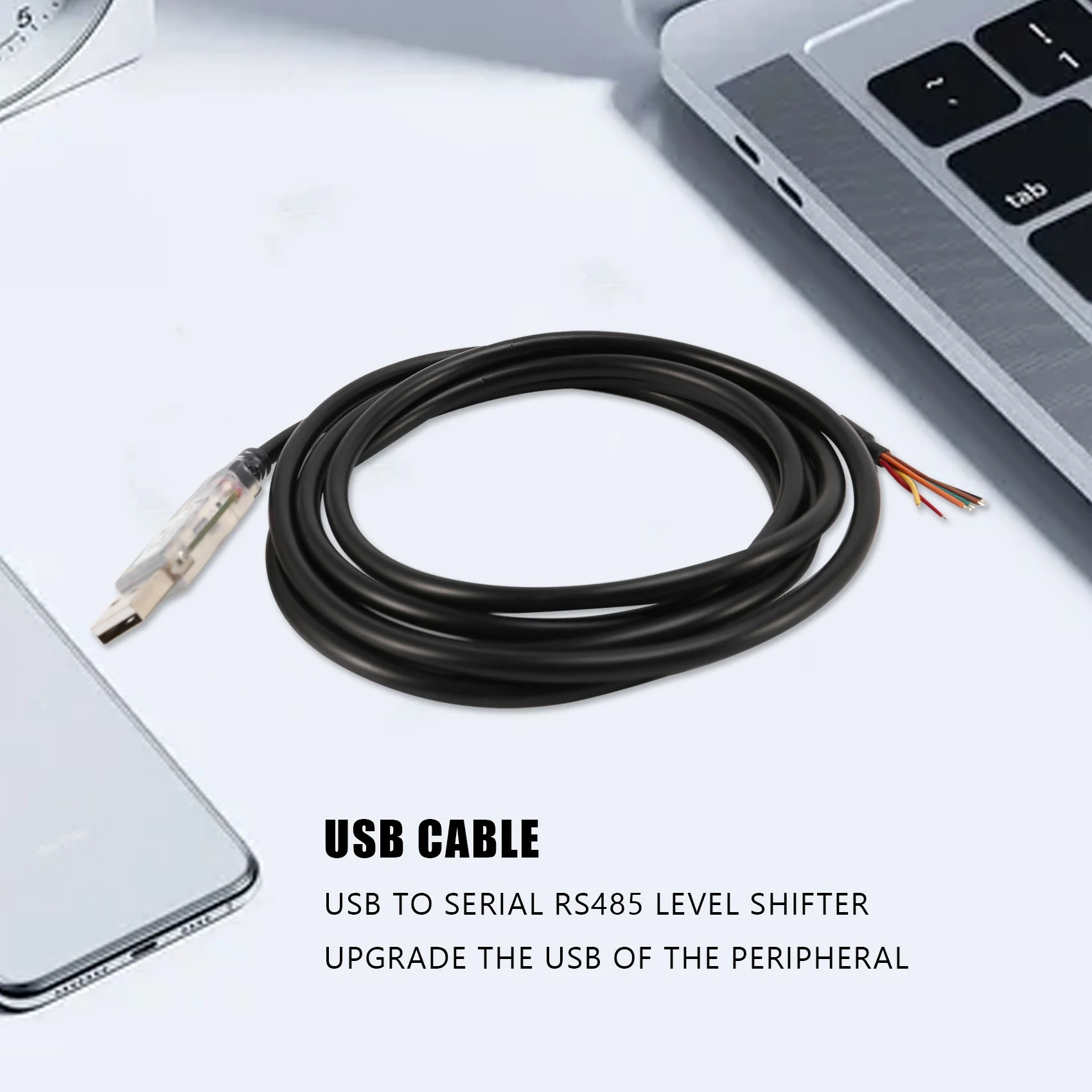 Длинный конец провода 1 8 м фотокабель последовательный кабель Usb в Rs485 для
