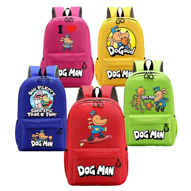 Рюкзак с изображением собаки и человека сумка на плечо в стиле аниме милые