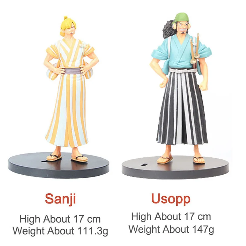 

Аниме фигурки Sanji Usopp, фигурки героев, кикунодзё, Луффи, Зоро, кимоно, Робин, красивая модель, кукла, рождественский подарок, игрушки