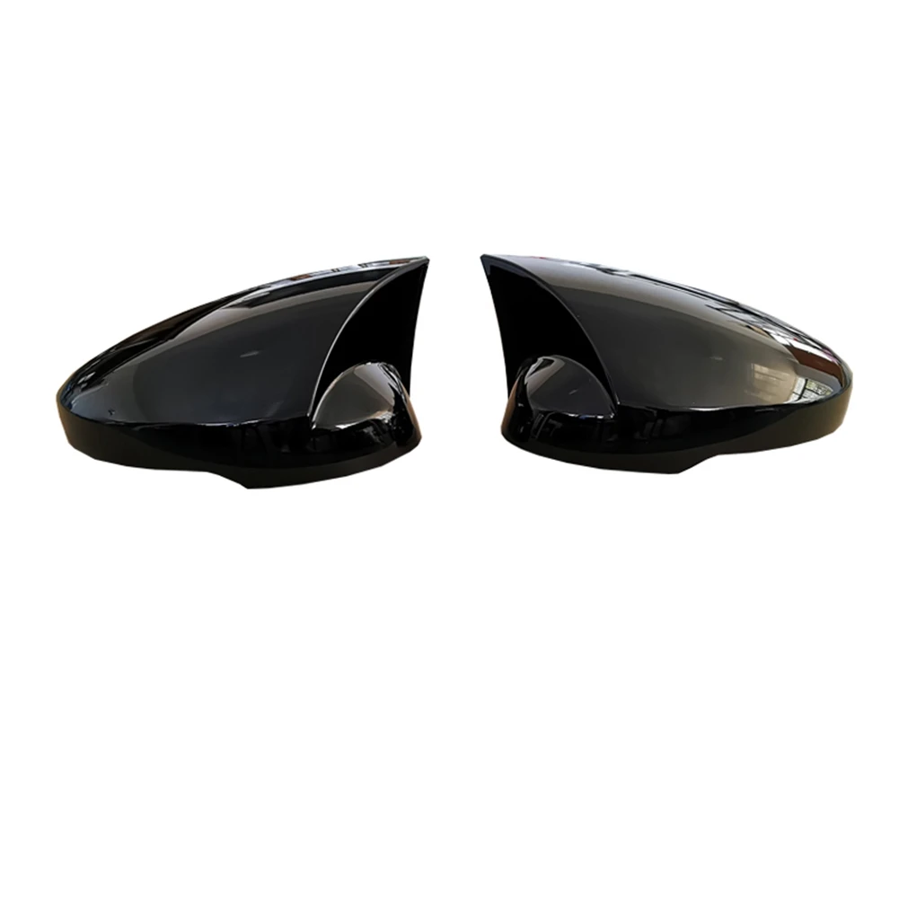 

Car Side Door Wing Rear View Mirror Cover Trim for-Honda Civic 11Th Gen 2022 Up 2023 Modified Horns Shell Bright Black