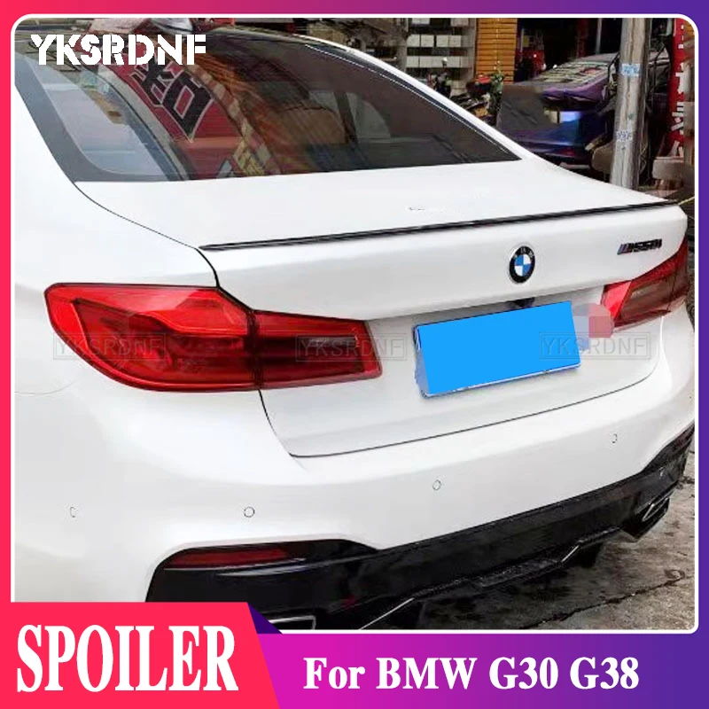 

M5 Styling Car Rear Trunk Spoiler Lip Trim For BMW 5 Series G30 Sedan 2017 2018 2019 Gloss Black ABS
