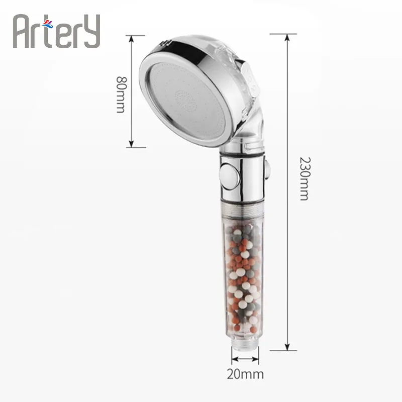 Артерия Maifan каменная Душевая насадка для фильтрации воды высокое давление