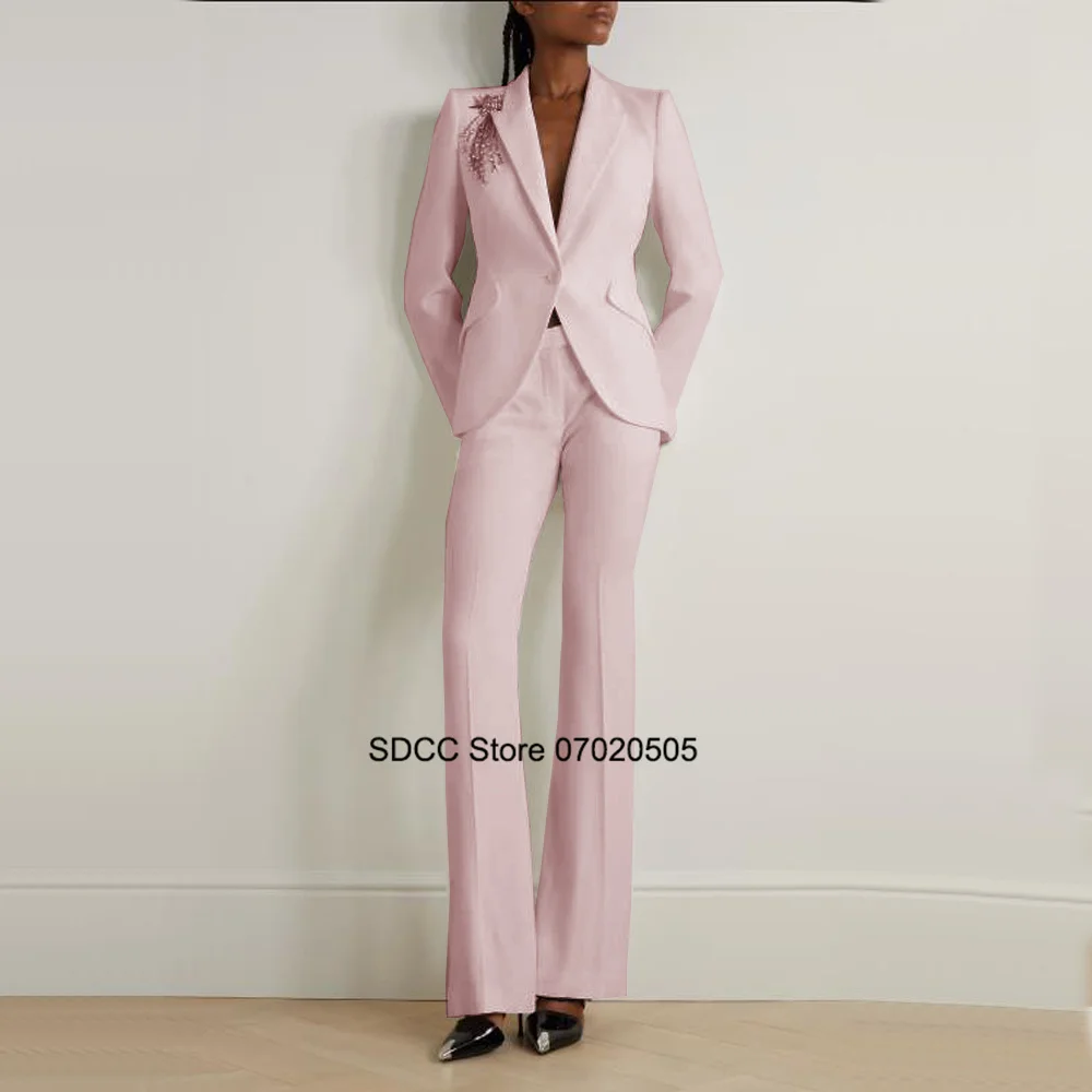 Women's Suit With Pants Traf 2023 Women Evening Dress Summer Two Piece Set Woman 2 Pieces Elegant Trouser Sets Dresses for Prom