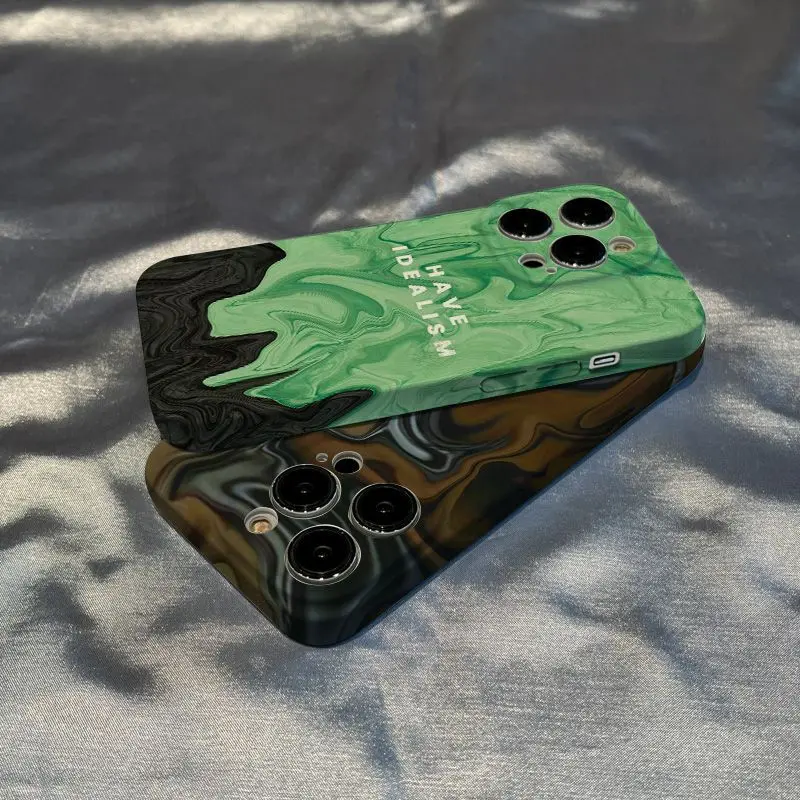 

Green Graffiti Suitable For Apple 14pro Film Case 13promax Anti Drop 12/11 All Inclusive ProtectiveCase Hard Shell New