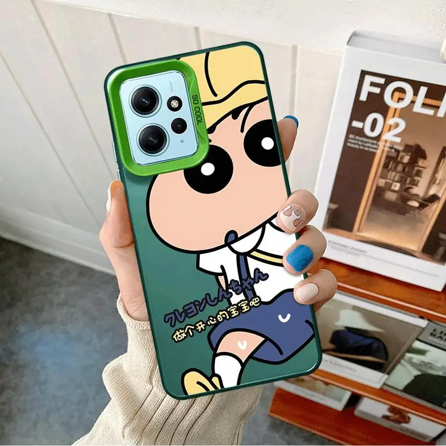 Мультяшный S-ShinChans чехол для телефона Xiaomi Redmi Note 10 Pro 12S 13 11s 10s 11 Plus 12 9 s мягкий