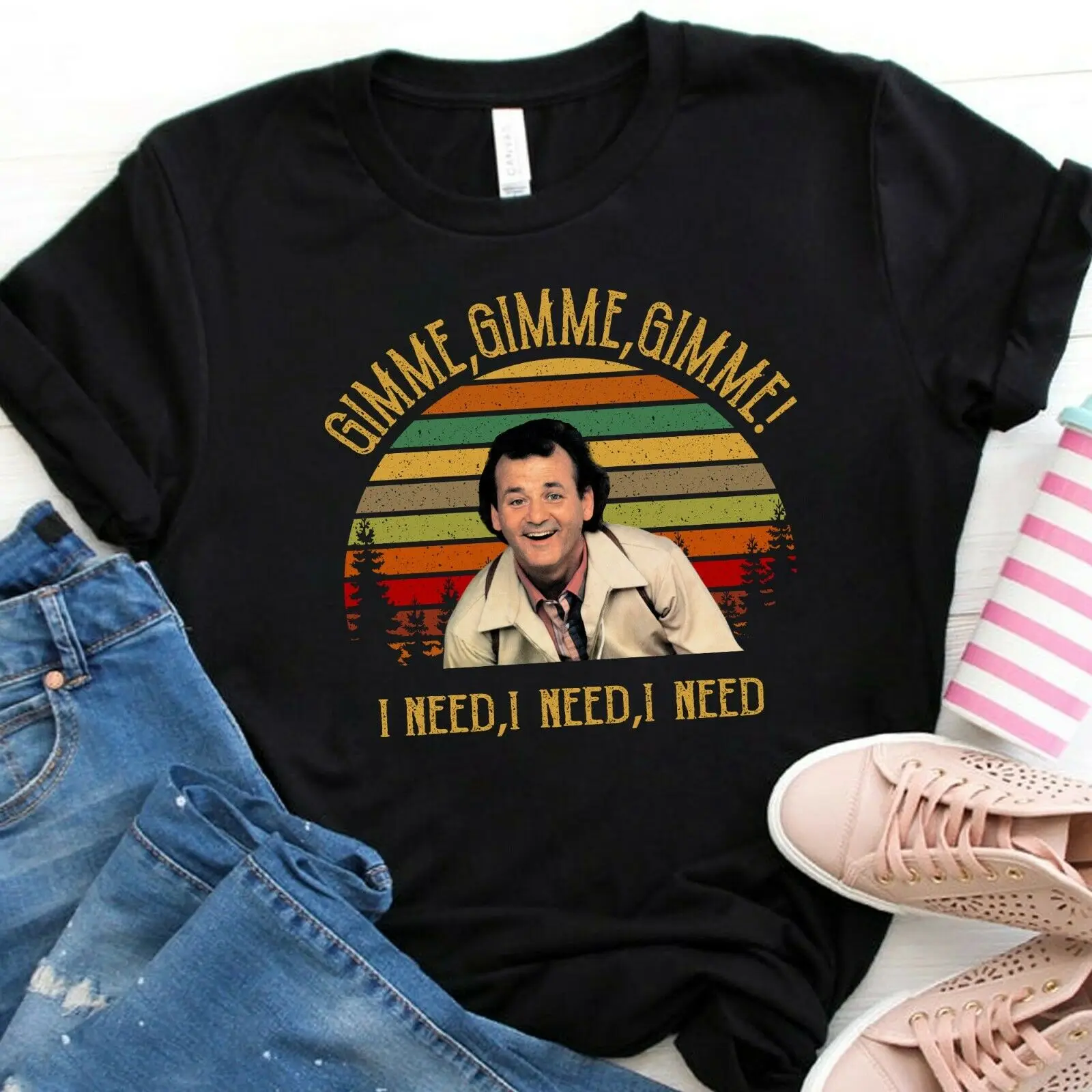 

Gimme I Need Shirt Vintage Bobby T-shirt What About Bob Comedy Movie Tee V0