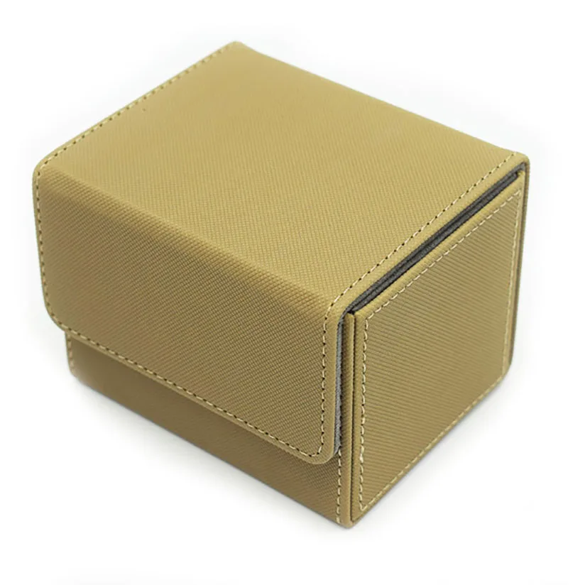 

100+Side-Loading Deck Cards Box Yellow Card Case Container Collection for CCG MTG TCG Magic Board Game Trading Cards Protector