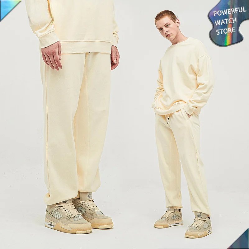 

2022 Spring New 12-color Loose Sweatpants Men's American Style High Street Casual Lightweight Tide Brand Leggings Long Pants