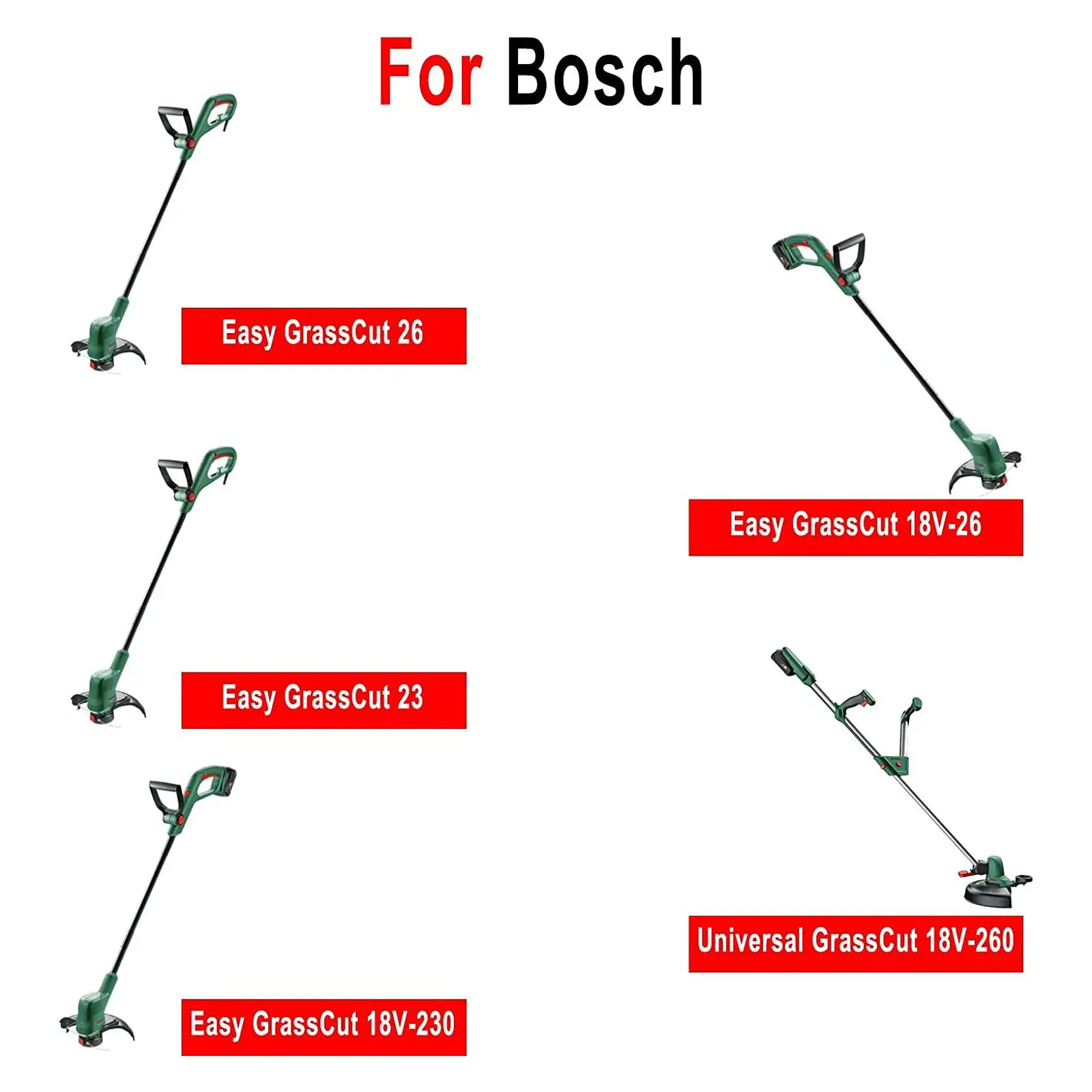 

3 шт./набор, сменные катушки для триммера Bosch Easy Grasscut 18 в