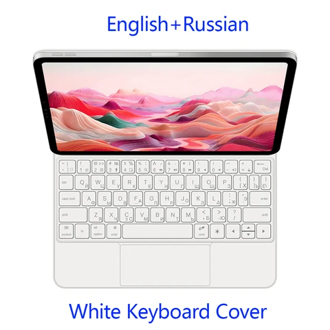 Чехол-клавиатура AJIUYU с подсветкой для iPad Air 11 дюймов