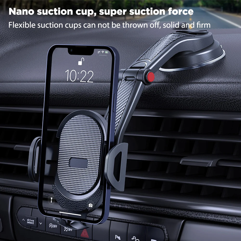 

Sucker Car Phone Holder Mount Stand GPS Telefon Mobile Cell Support For iPhone 13 12 11 Pro Max X 7 8 Xiaomi Huawei Samsung