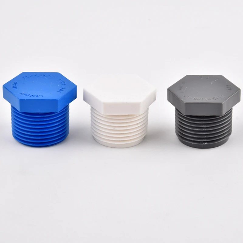 Концевая Заглушка с наружной резьбой из ПВХ заглушка для сада лампы аквариума