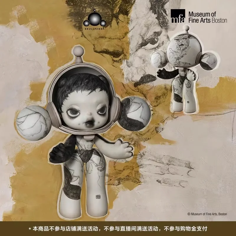 Ограниченная серия Mega α Skullpanda 400% Egon Schiele экшн-фигурка кукла кавайный декор