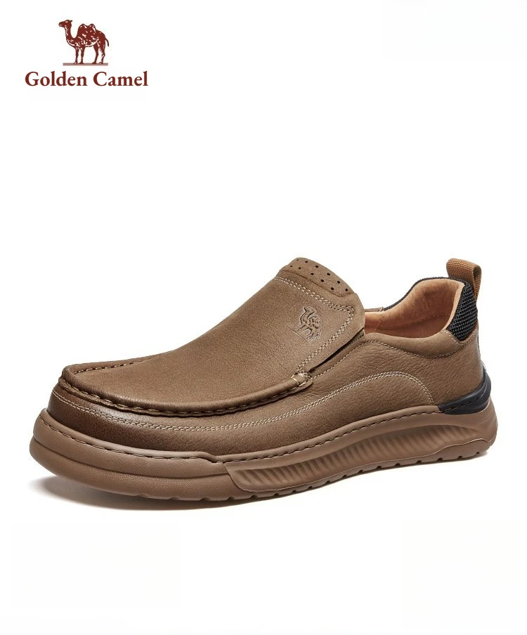 Фото Мужские туфли Golden Camel высокого качества, весна 2026, деловые повседневные кожаные туфли, дизайнерские, с мягкой подошвой, нескользящие лоферы №2