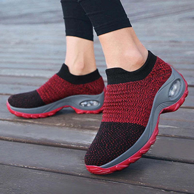

Women Vulcanize Shoes New Fashion Slip On Shoes Woman Sneakers Outdoor Shoes For Women Plus Size Tenis Feminino Zapatillas Mujer
