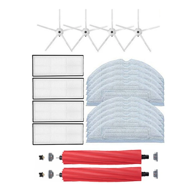 

New For Xiaomi Roborock T7S S7 T7S PLUS Main Side Brush Mops Cloths HEPA Filter Kit Robotic Vacuum Cleaner Spare Parts