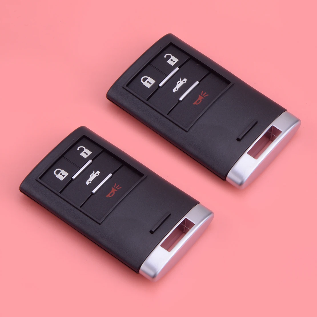 

2Pcs 4 Buttons Remote Key Fob Shell Case M3N5WY7777A Fit For Chevrolet Corvette 2008-2013 Cadillac XLR 2008-2009 Car Accessories