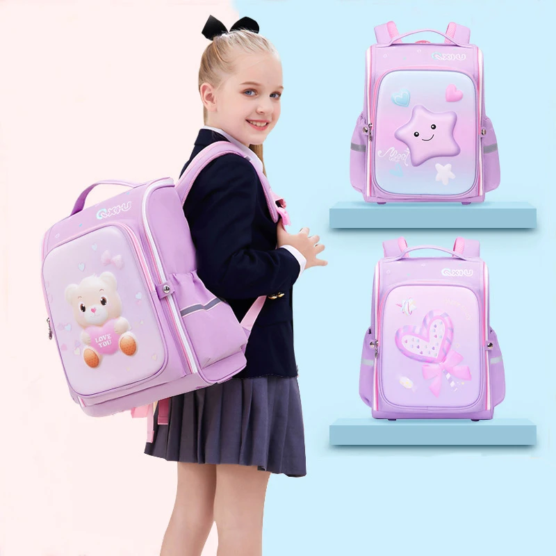 

Children School Bag For Girls Boys Primary Backpacks Waterproof Orthopedic Schoolbag Dinosaur Cute Cartoon Unicorn Kids Backpack